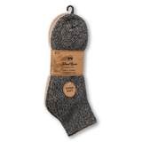 WindRiver Men's 2 pk Heritage Super Soft Quarter Crew Casual Socks Front_Flat
