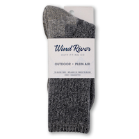 Chaussettes mi-mollet résistantes pour hommes, WindRiver, paquet de 2 paires Front_Flat