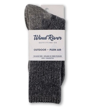 WindRiver Men's 2 pk Rugged Crew Socks