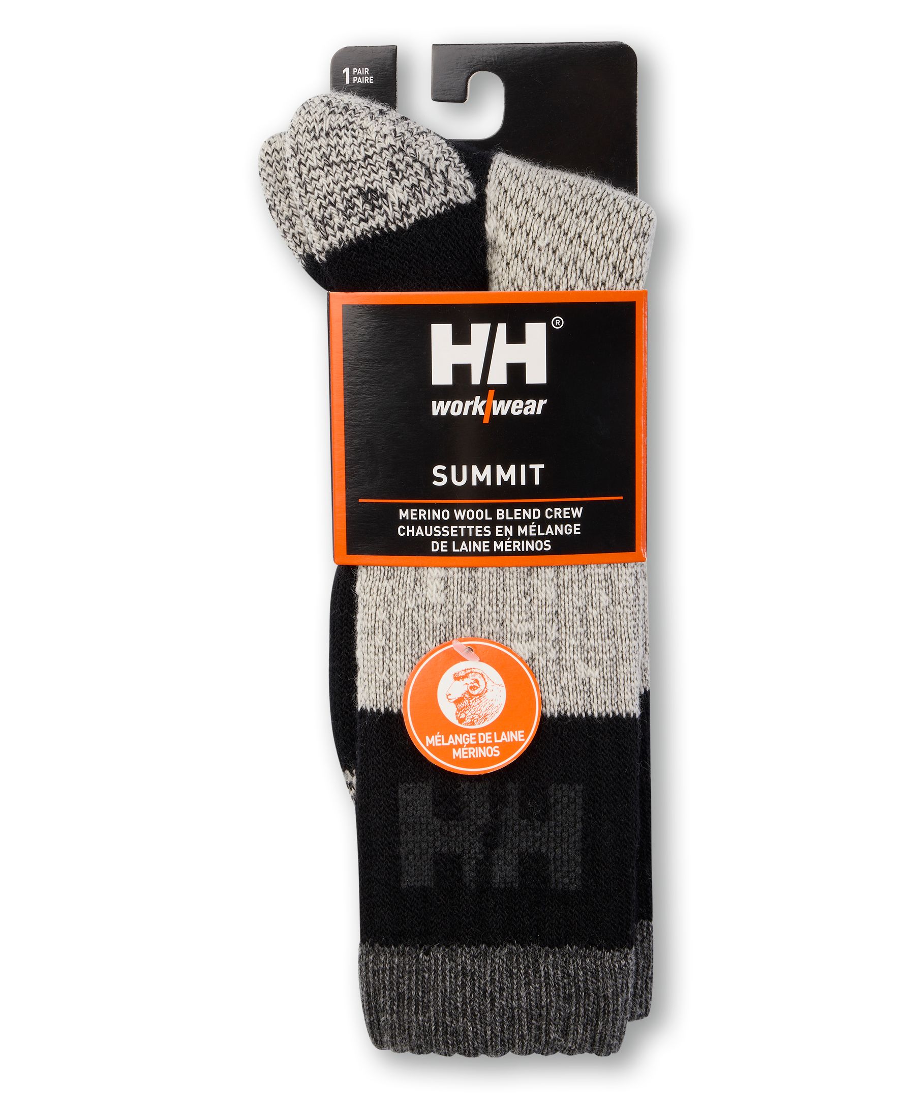 Chaussettes mi-mollet épaisses pour hommes, Summit, Helly Hansen Workwear