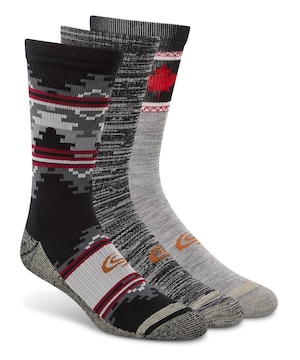 Chaussettes en laine mérinos pour hommes, Copper Sole, paquet de 3 paires