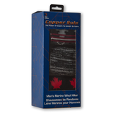 Copper Sole Men's 3 pk Merino Wool Socks Front_Angled_Right