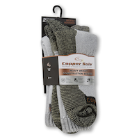 Copper Sole Men's 2 pk Heavy Weight Socks Front_Angled_Right