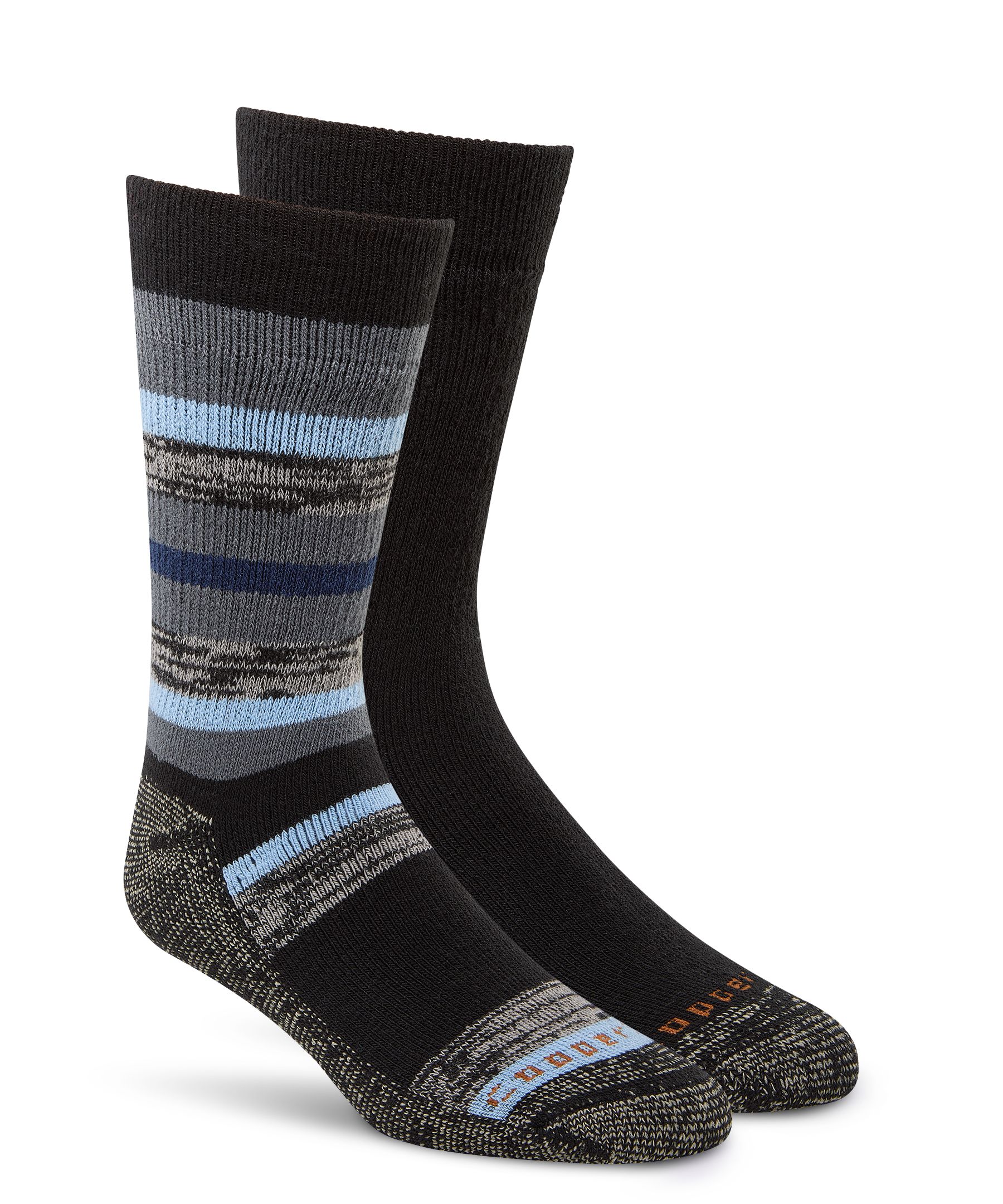 Copper Sole Men's 2pk T-Max Heat Brushed Thermal Crew Socks