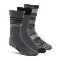 Mi-chaussettes isothermes T-Max Heat pour hommes, Copper Sole, paquet de 3 paires Front_Angled_Right
