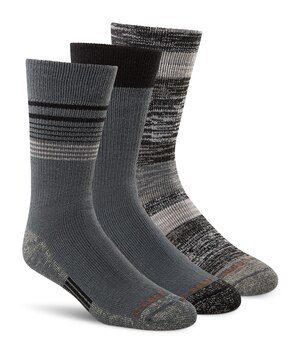 Mi-chaussettes isothermes T-Max Heat pour hommes, Copper Sole, paquet de 3&nbsp;paires