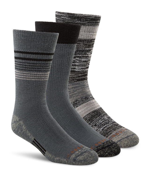 Mi-chaussettes isothermes T-Max Heat pour hommes, Copper Sole, paquet de 3&nbsp;paires
