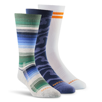 Chaussettes de tous les jours avec Repreve pour hommes, Merrell, paquet de 3 paires Front_Angled_Right