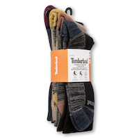 Timberland Men's 4 pk Performance Comfort Socks Front_Angled_Right