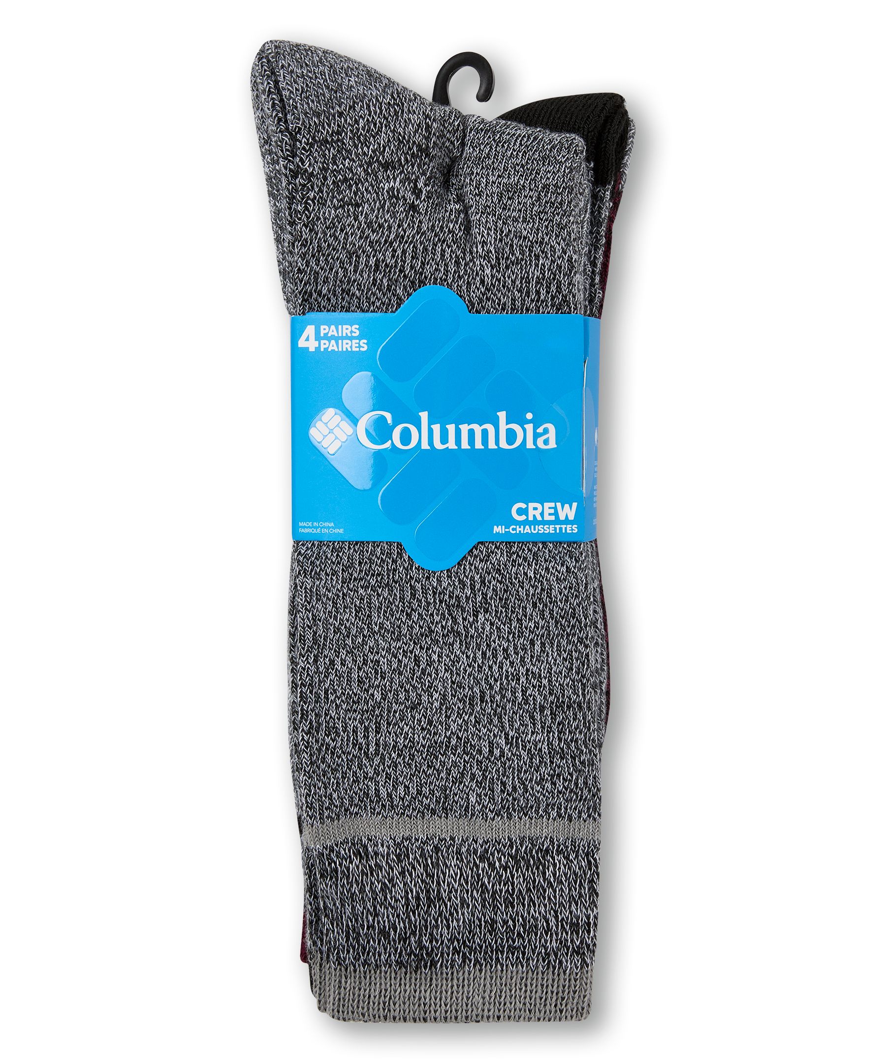 Columbia Men's 2 pk Moisture Control Half Cushion Socks