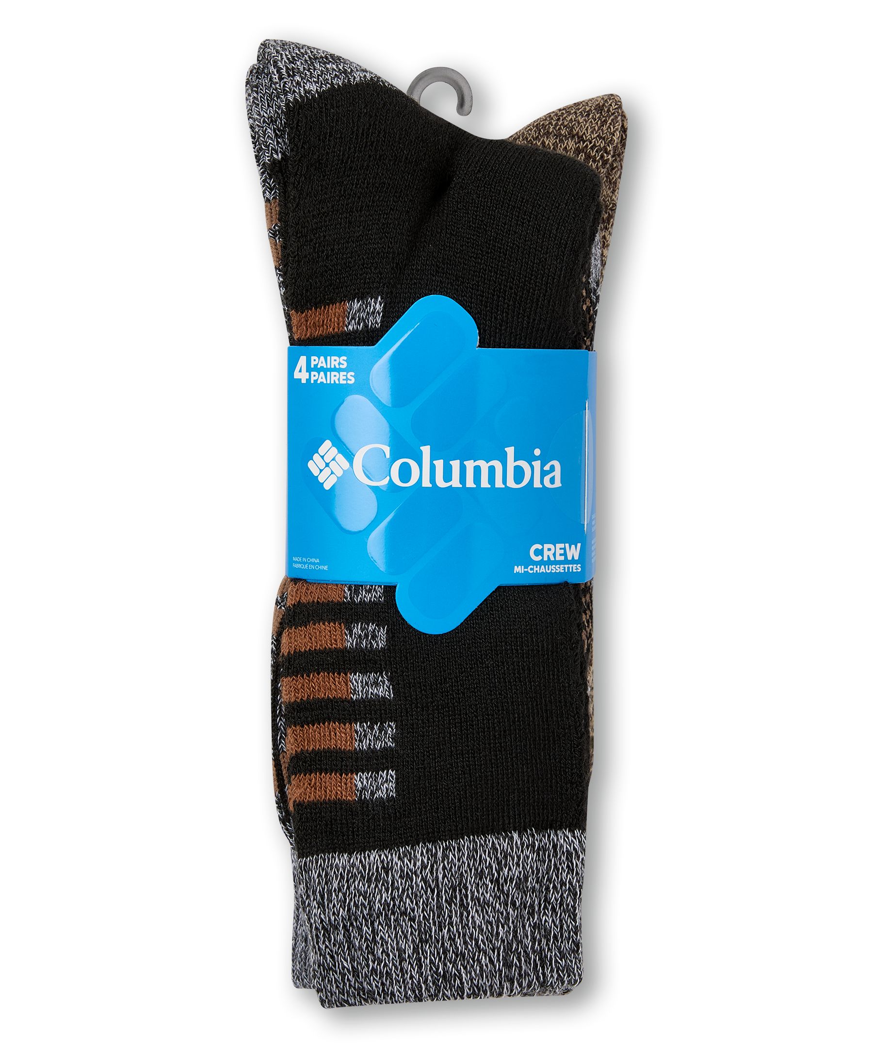Columbia Men's 4 pk Moisture Control Full Cushion Socks