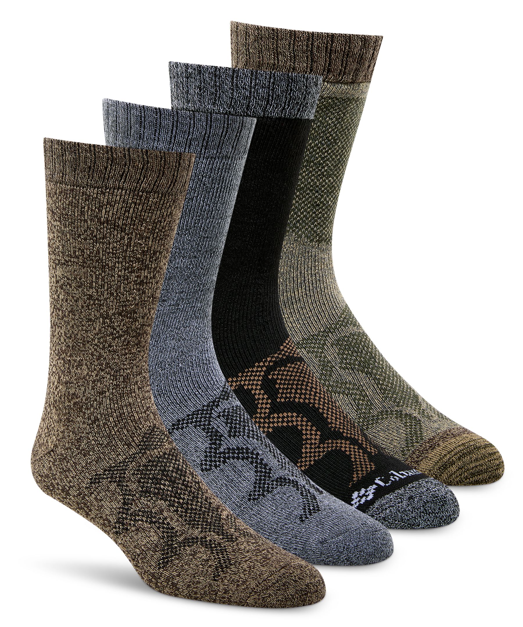 Columbia Men's 4 pk Moisture Control Full Cushion Socks