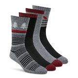 Chaussettes entièrement rembourrées avec contrôle de l'humidité pour hommes, Columbia, paquet de 4 paires Front_Angled_Right