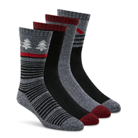 Columbia Men's 4 pk Moisture Control Full Cushion Socks Front_Angled_Right