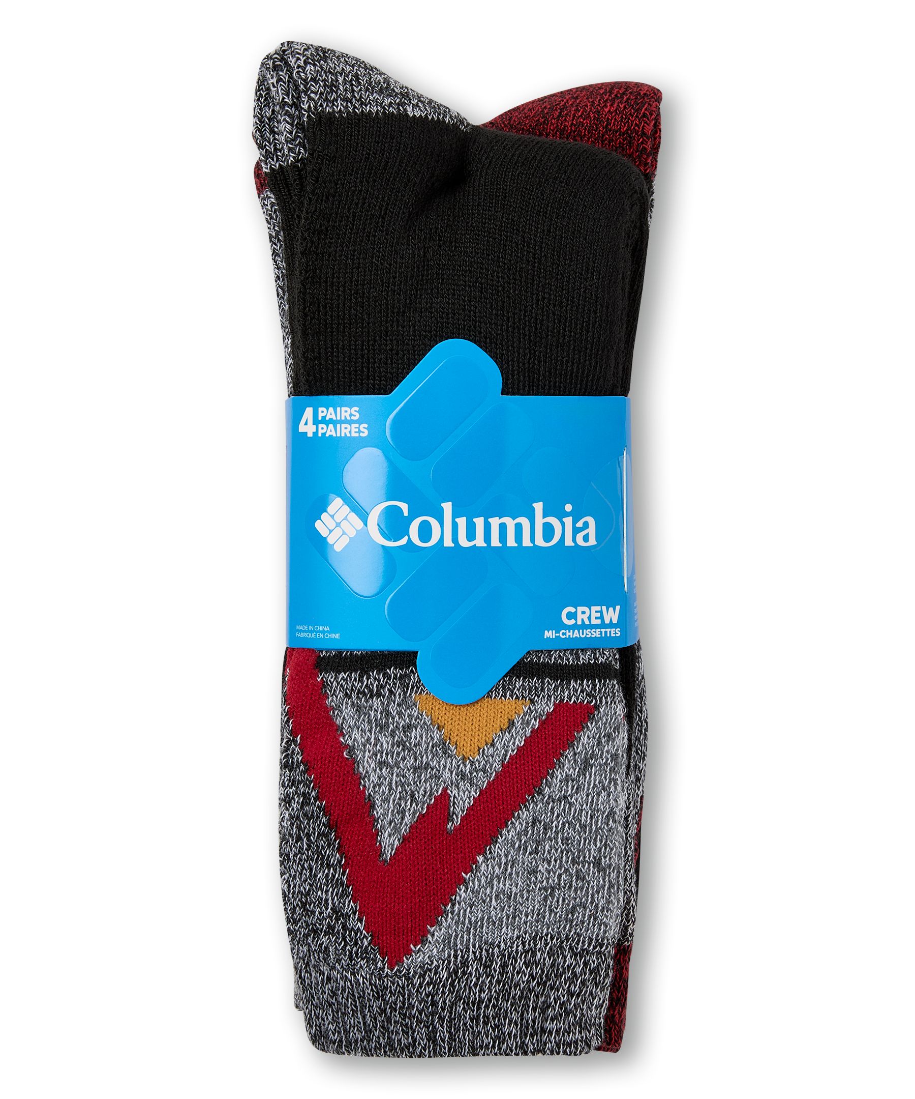 Columbia Men's 4 pk Moisture Control Full Cushion Socks