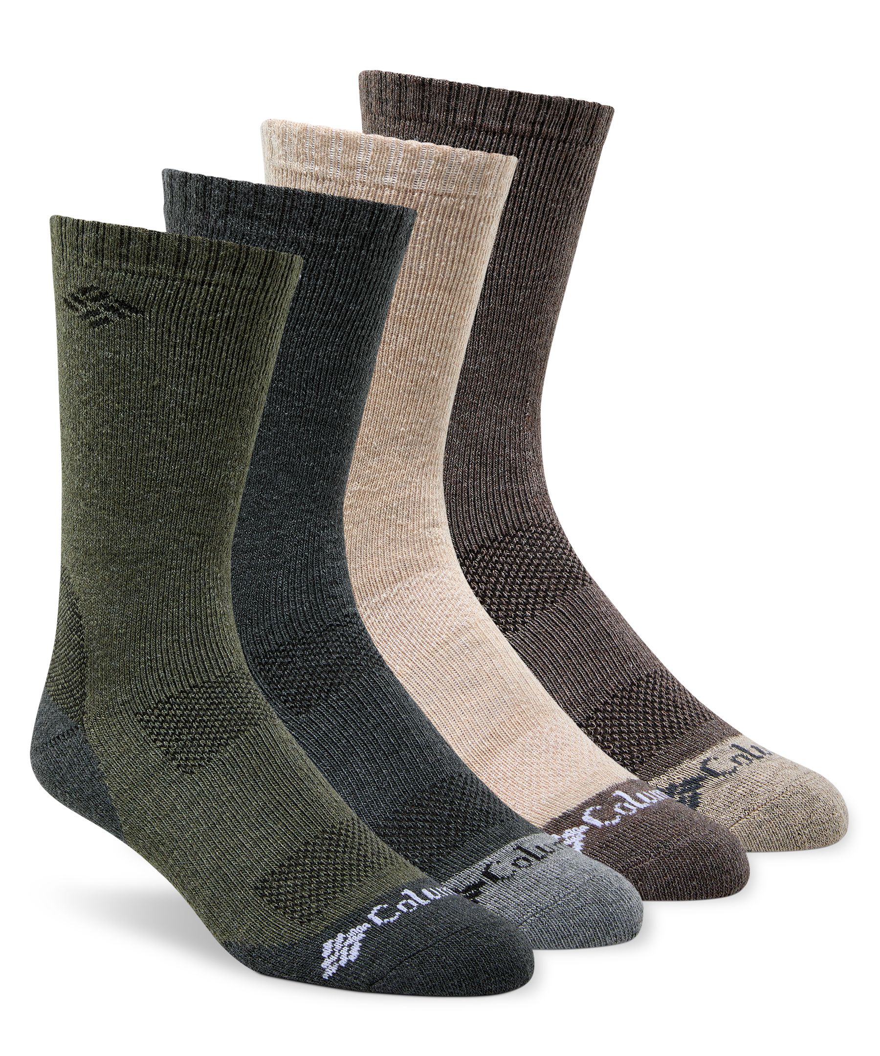 Chaussettes pour bottes en mélange de laine pour hommes, Columbia, paquet de 4&nbsp;paires