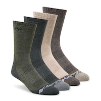 Columbia Men's 4 pk Wool Blend Boot Socks Front_Angled_Right
