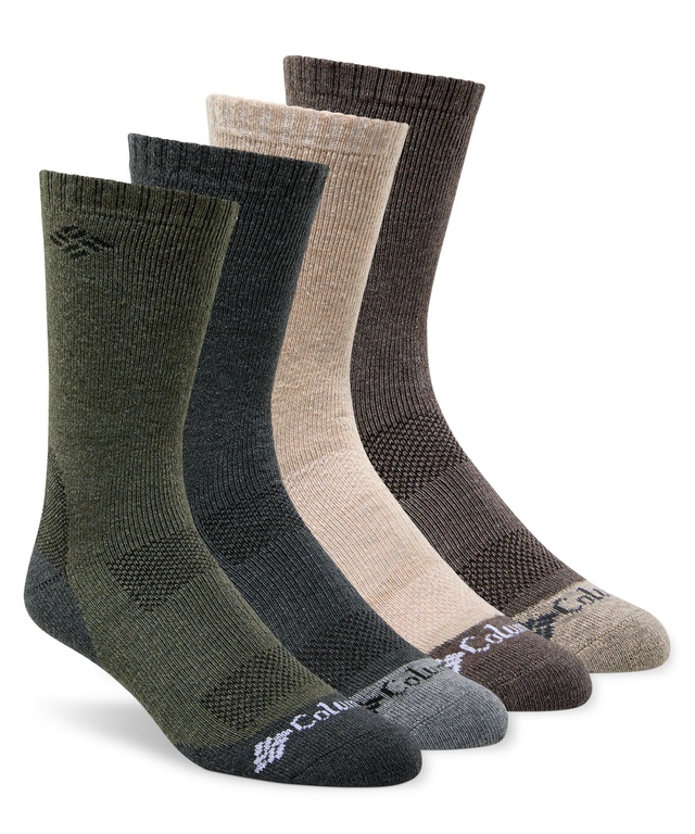 Chaussettes pour bottes en mélange de laine pour hommes, Columbia, paquet de 4 paires