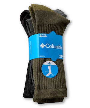 Columbia Men's 4 pk Rib Crew Socks