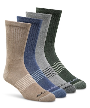 Columbia Men's 4 pk Rib Crew Socks