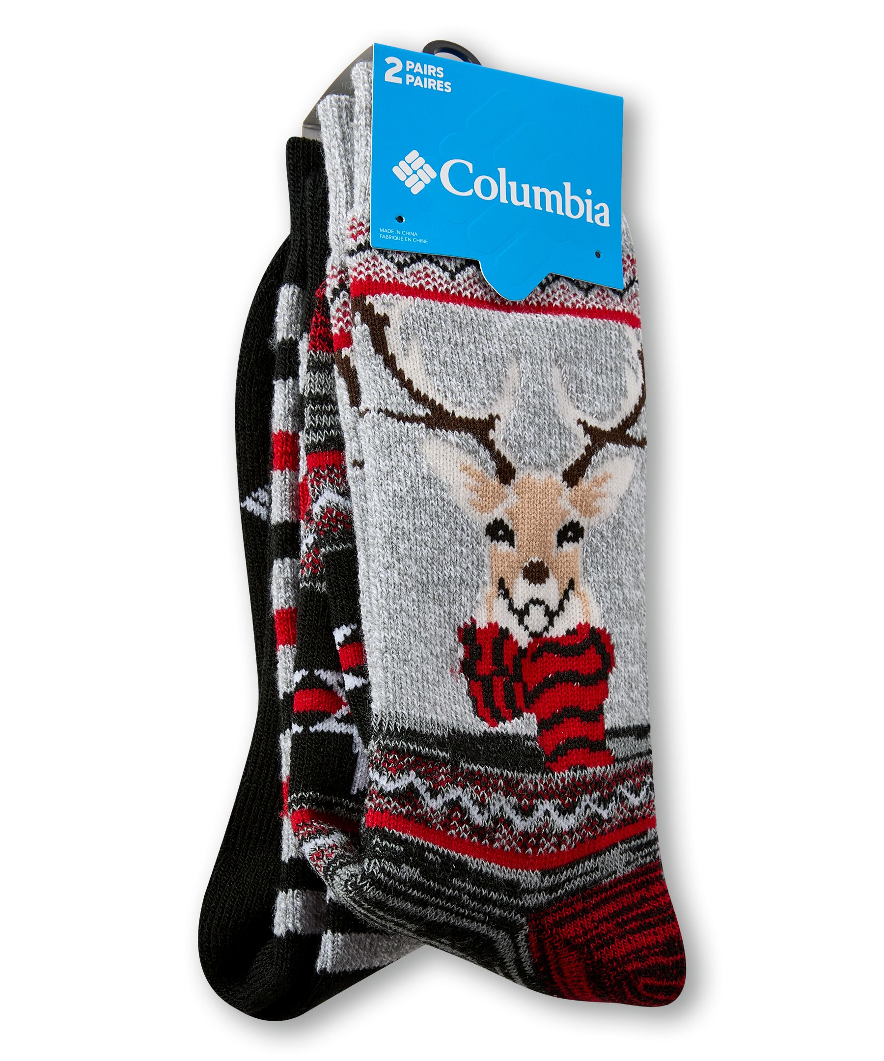 Chaussettes isothermes pour hommes, Chilly Day, Columbia, paquet de 2&nbsp;paires