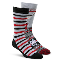 Chaussettes isothermes pour hommes, Chilly Day, Columbia, paquet de 2 paires Front_Angled_Right