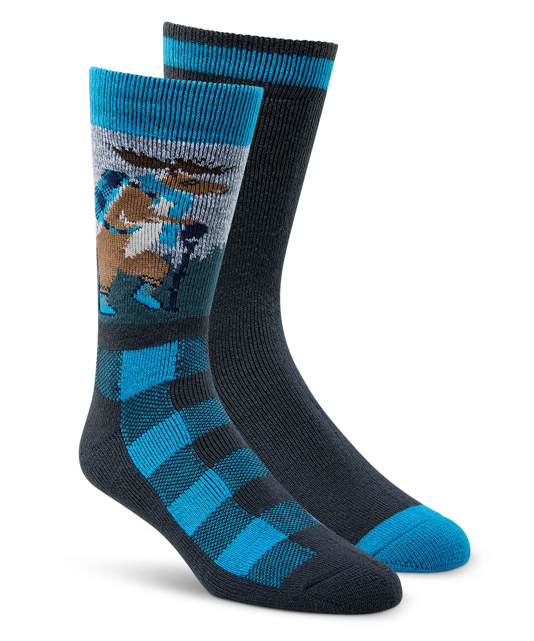 Chaussettes isothermes pour hommes, Yeti At Sunset, Columbia, paquet de 2&nbsp;paires