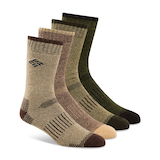 Columbia Men's 4pk Moisture Control Full Cushion Socks Front_Angled_Right