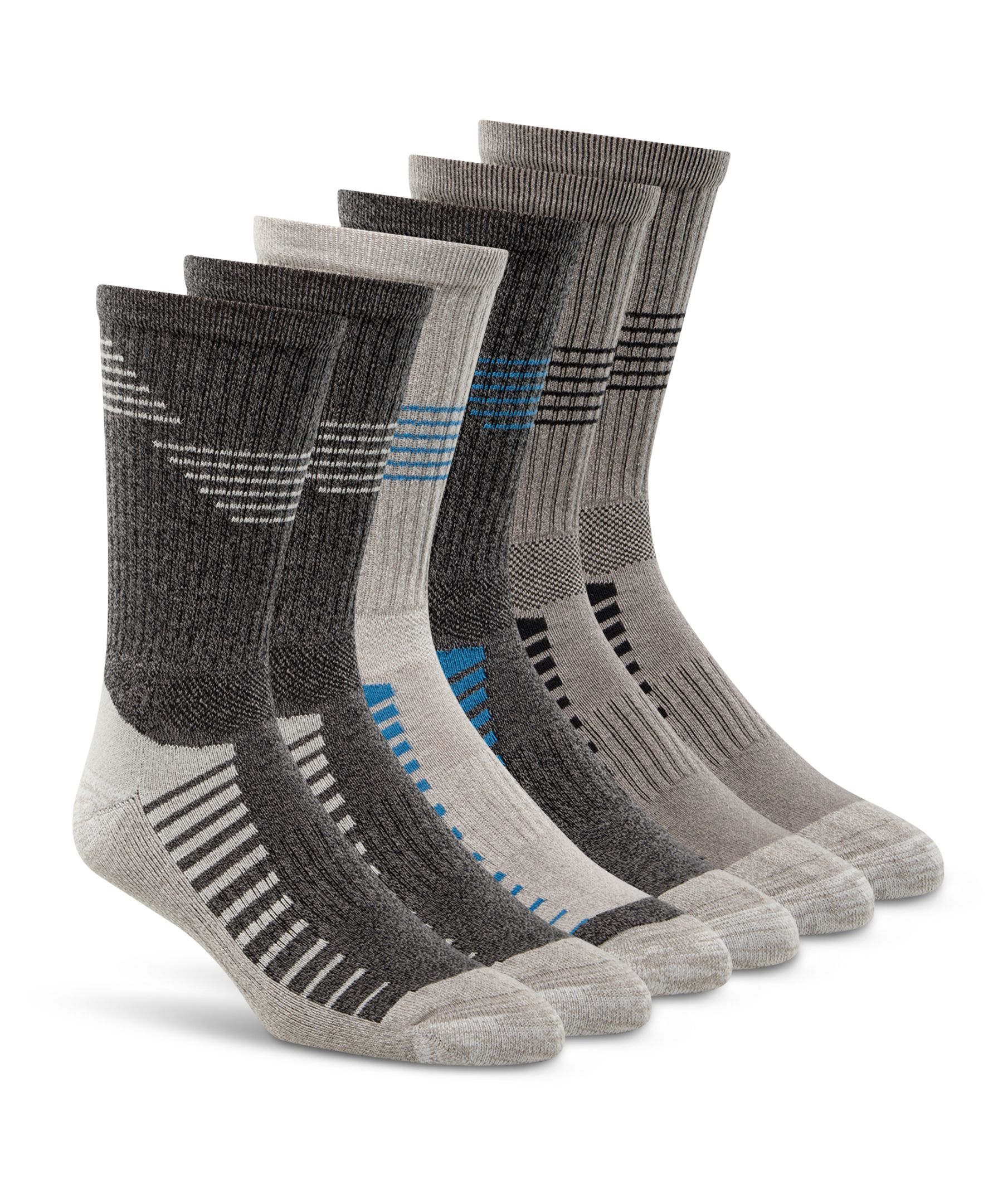 Denver Hayes 6-Pack Casual Crew Socks
