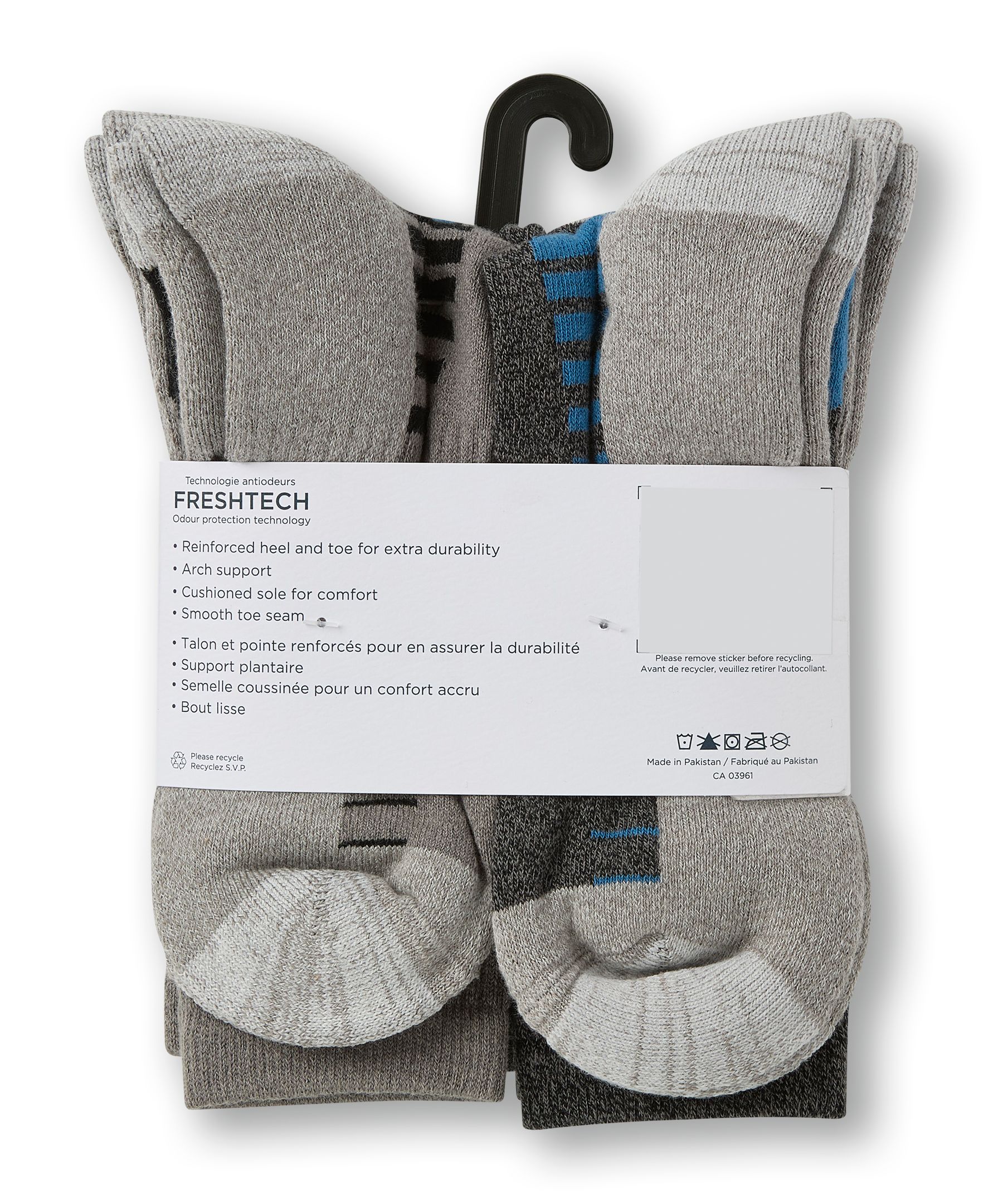 Denver Hayes 6-Pack Casual Crew Socks