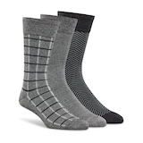 Mi-chaussettes décontractées Denver Hayes, paquet de 3&nbsp;paires, 1 acheté, 1 offert Front_Angled_Right