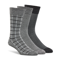 Mi-chaussettes décontractées Denver Hayes, paquet de 3&nbsp;paires, 1 acheté, 1 offert Front_Angled_Right