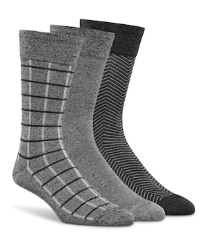 Mi-chaussettes décontractées Denver Hayes, paquet de 3&nbsp;paires, 1 acheté, 1 offert