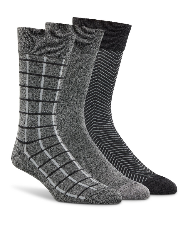 Mi-chaussettes décontractées Denver Hayes, paquet de 3&nbsp;paires, 1 acheté, 1 offert
