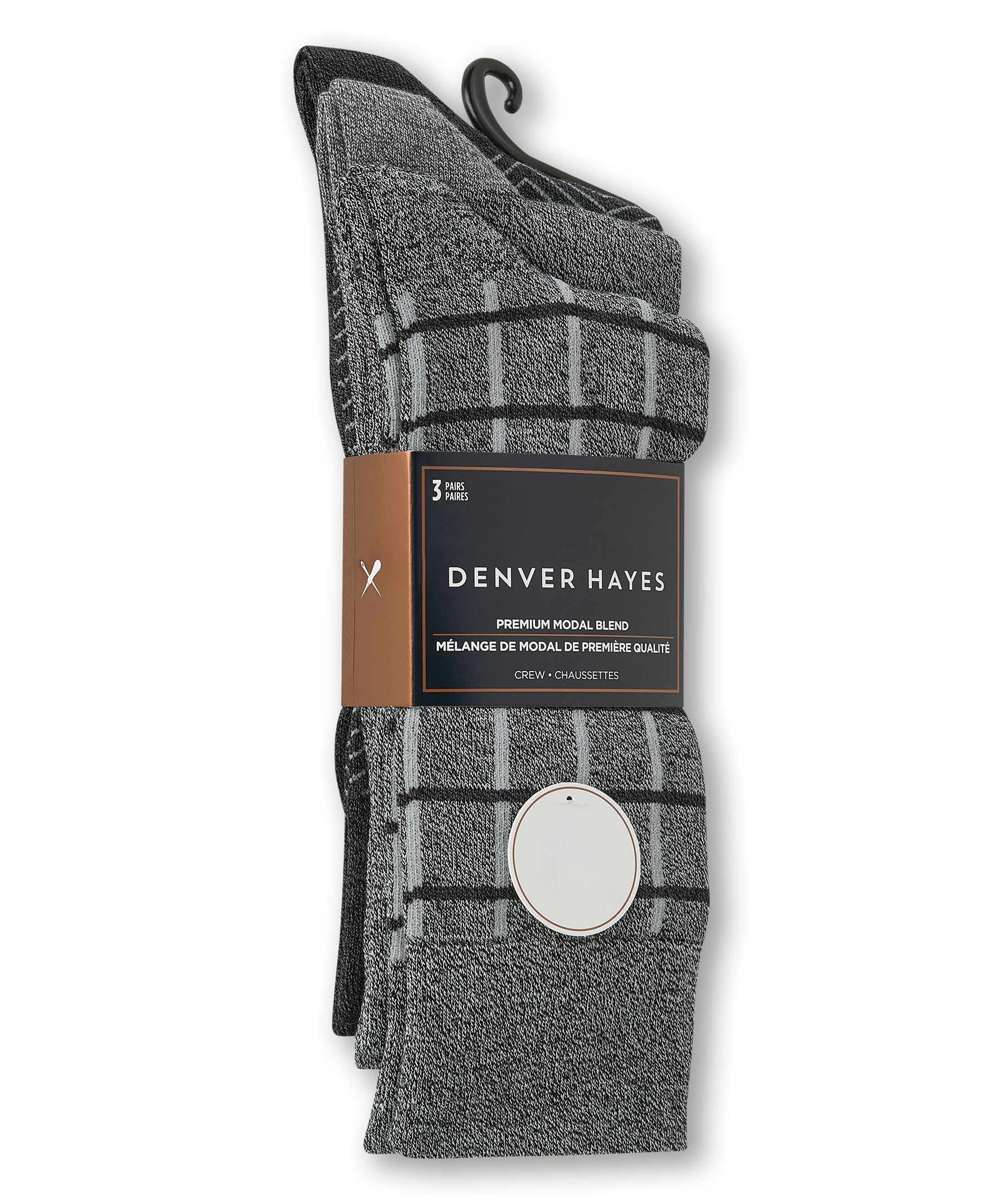 Denver Hayes 3-Pack BOGO Casual Crew Socks