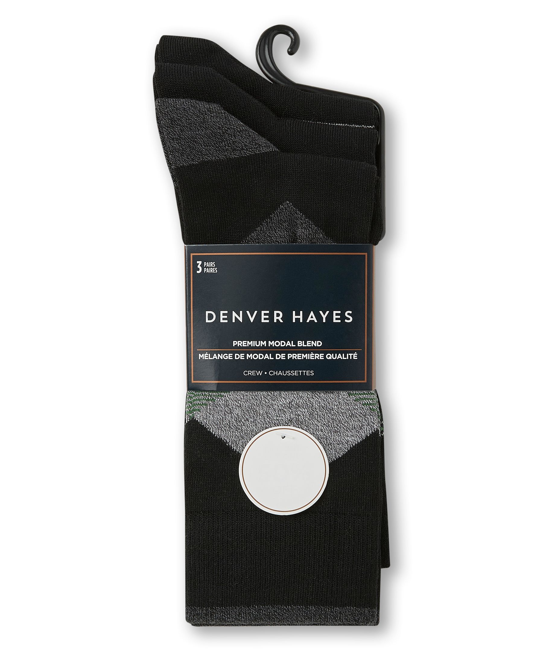 Denver Hayes 3-Pack BOGO Casual Crew Socks