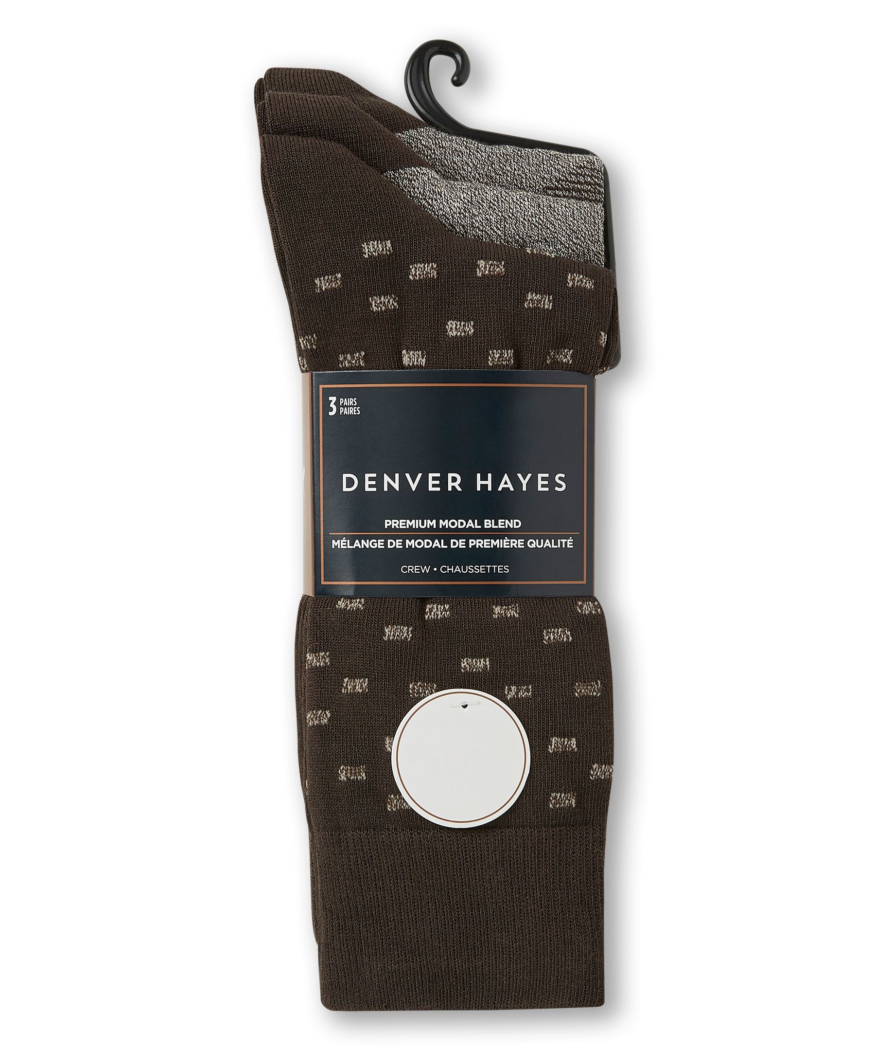 Denver Hayes 3-Pack BOGO Casual Crew Socks