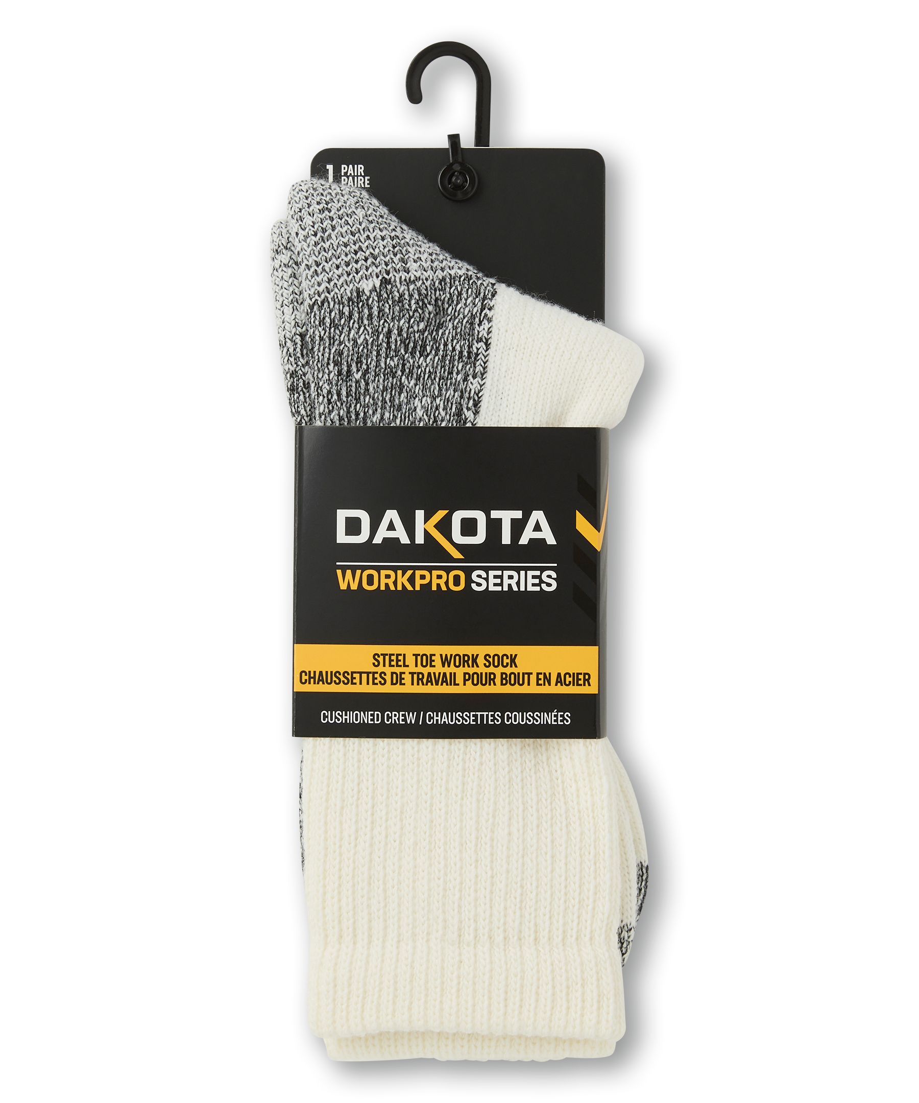Dakota Men's Steel Toe Crew Work Socks