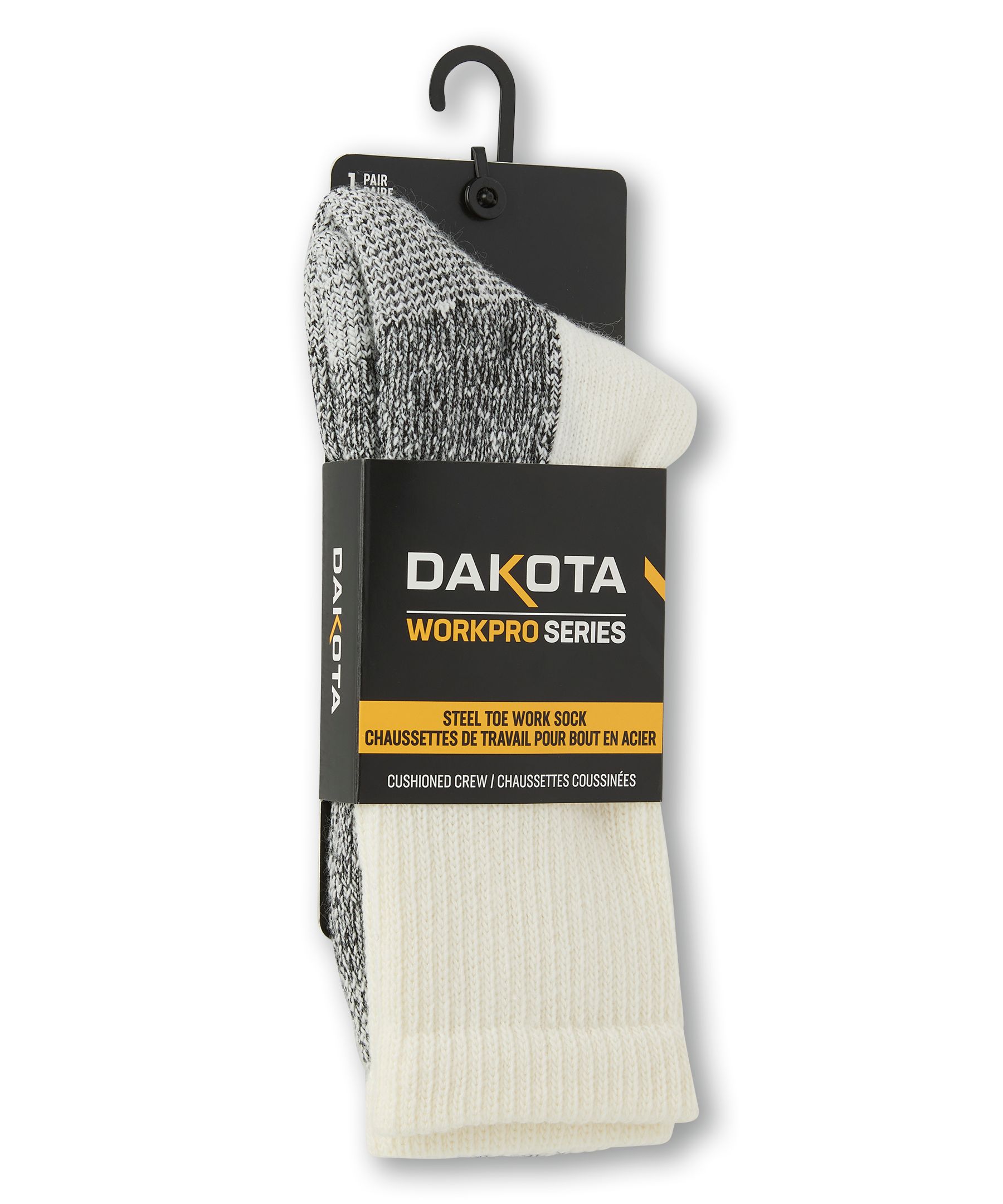 Dakota Men's Steel Toe Crew Work Socks