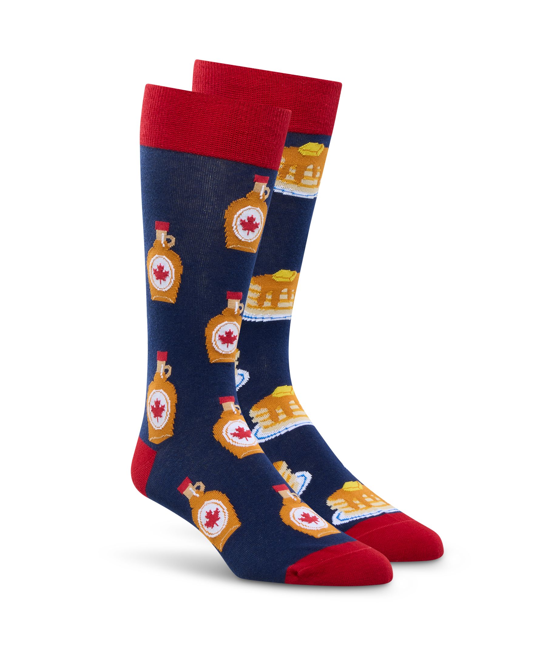 Denver Hayes Men's Novelty Miss Match Pattern Casual Socks