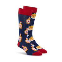 Chaussettes décontractées à motif fantaisie pour hommes, Miss Match, Denver Hayes