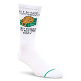 Chaussettes décontractées blanches à motif fantaisie pour hommes, Denver Hayes