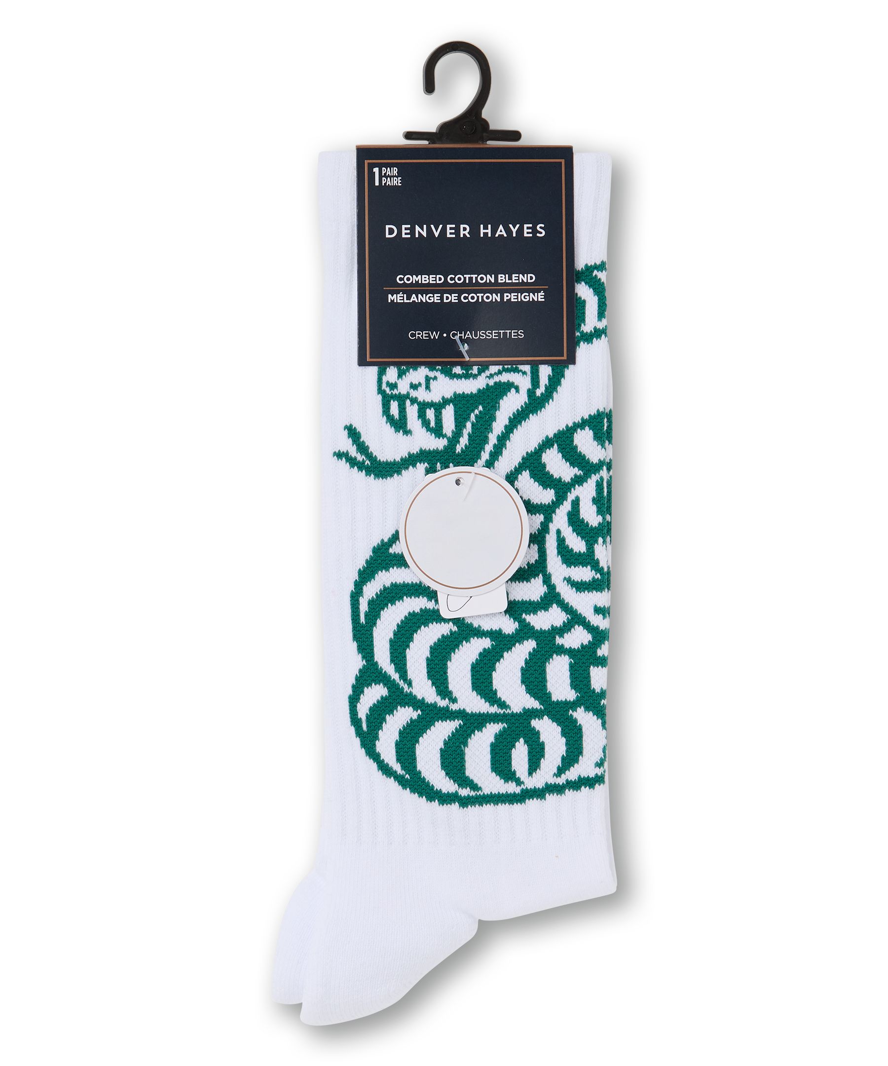 Denver Hayes Men's Novelty Image Casual Socks