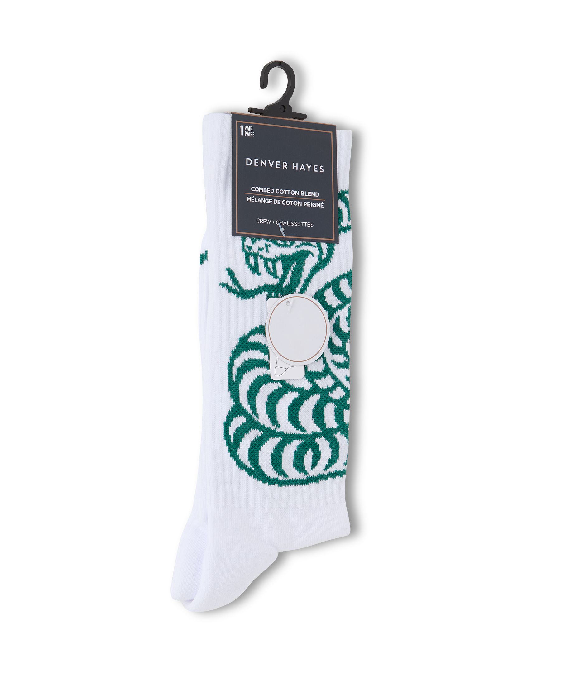 Denver Hayes Men's Novelty Image Casual Socks
