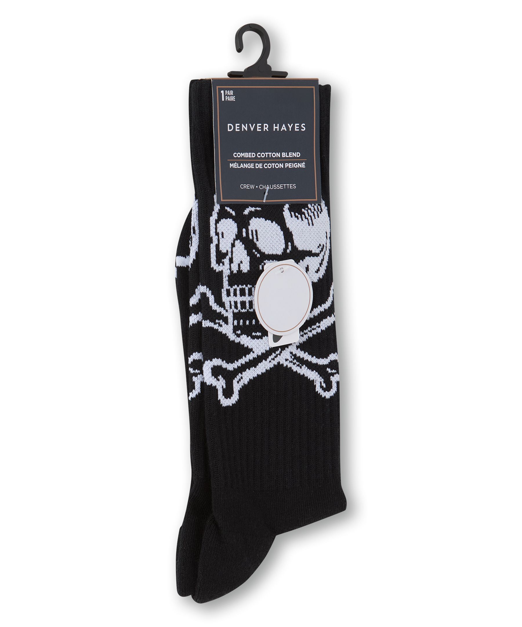 Chaussettes décontractées à motif fantaisie pour hommes, Denver Hayes