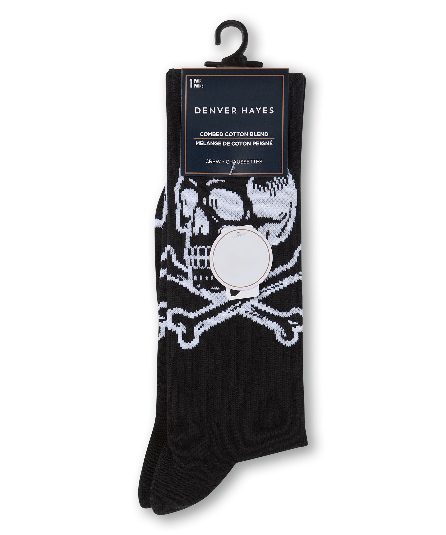 Chaussettes décontractées à motif fantaisie pour hommes, Denver Hayes
