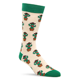 Chaussettes décontractées à motif fantaisie miniature pour hommes, Denver Hayes Front_Angled_Right