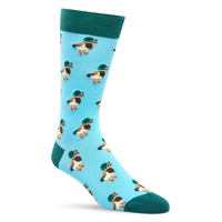 Denver Hayes Men's Novelty Mini Pattern Casual Socks