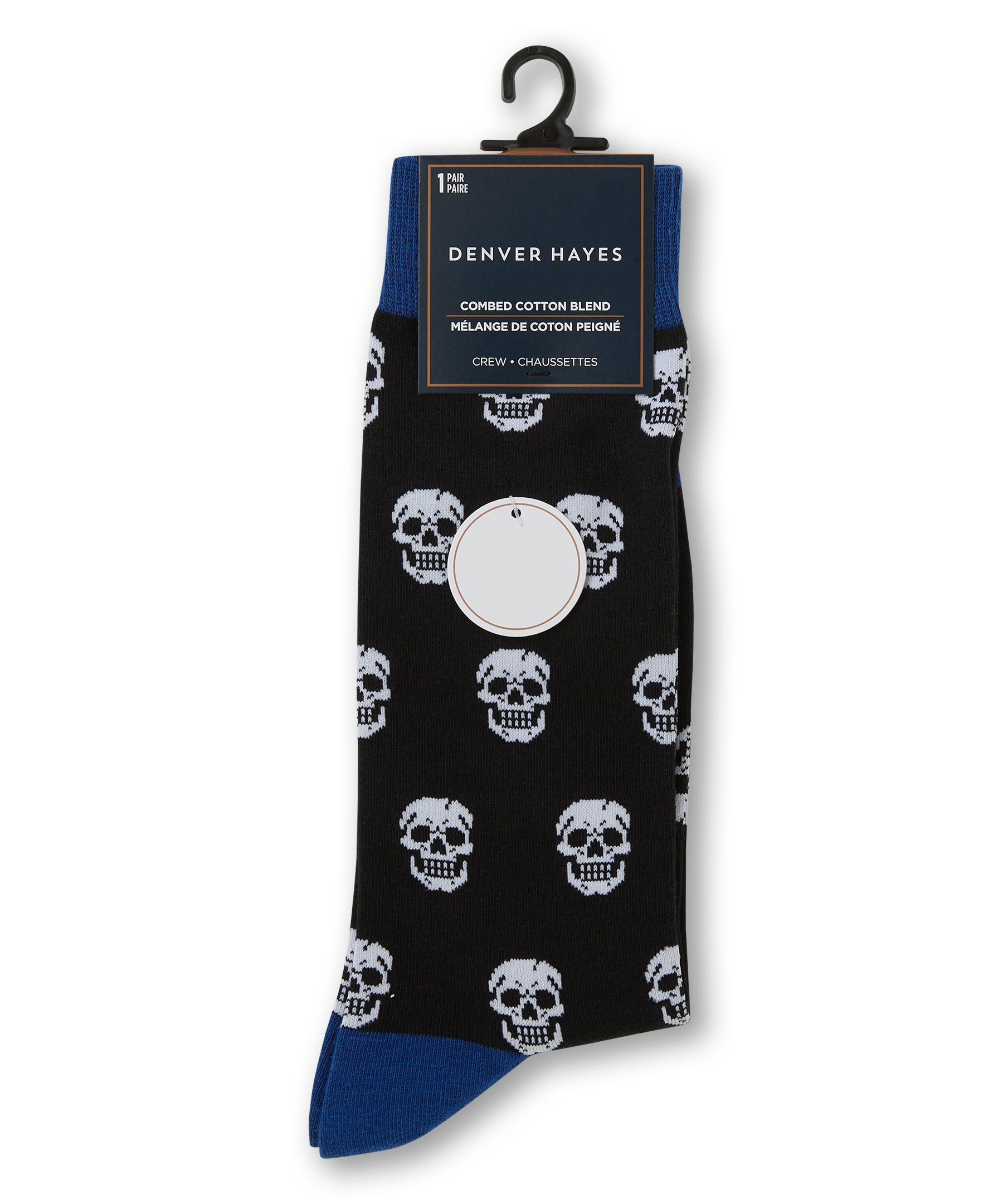 Chaussettes décontractées à motif fantaisie miniature pour hommes, Denver Hayes