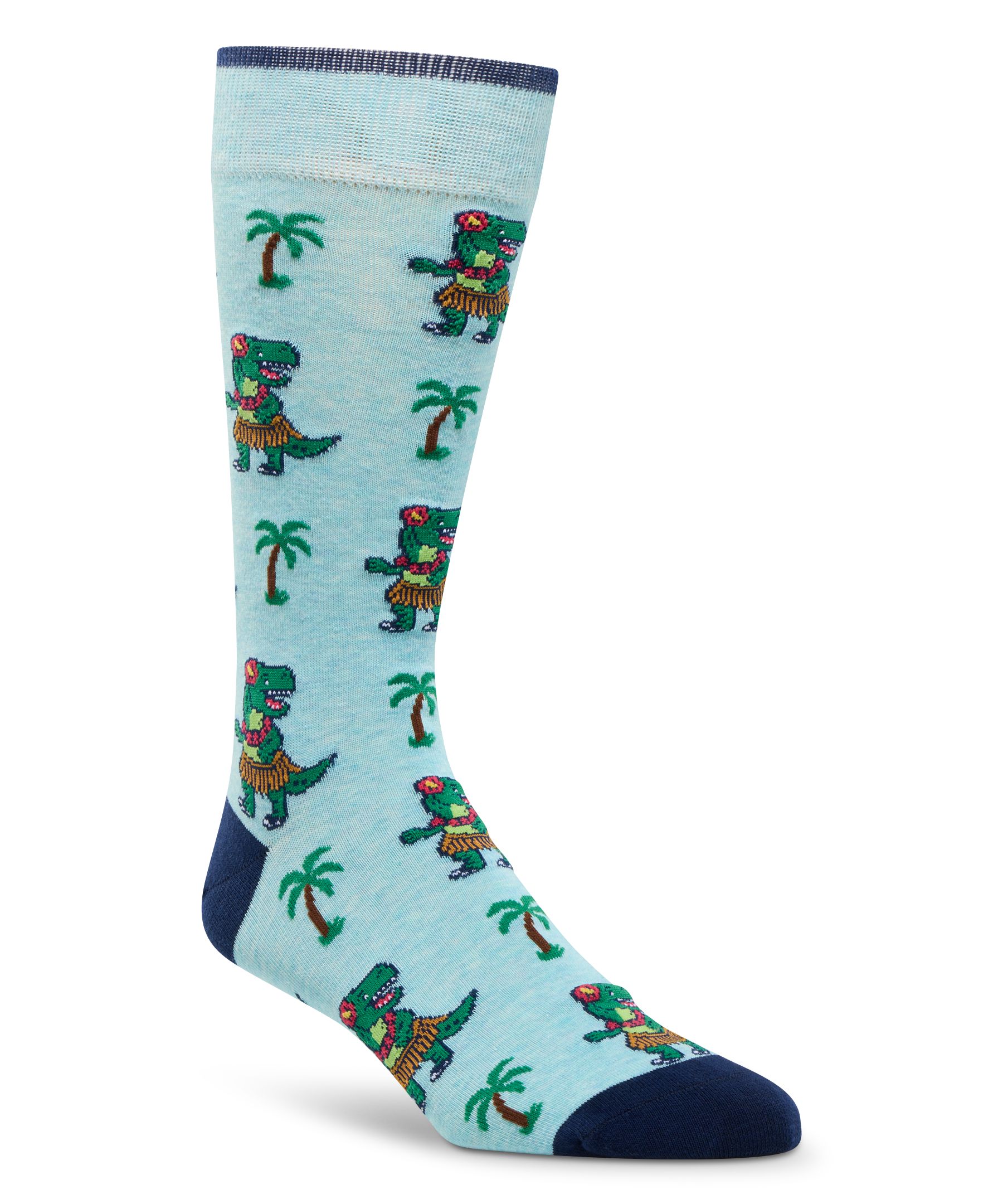 Denver Hayes Men's Novelty Tropical Pattern Casual Socks